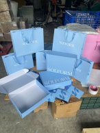 In Combo Túi Giấy Hộp Carton Sóng E Đựng Giày thumb