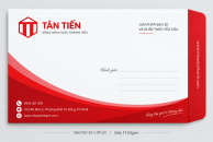 In Bao Thư 25x35cm Giấy F120gsm